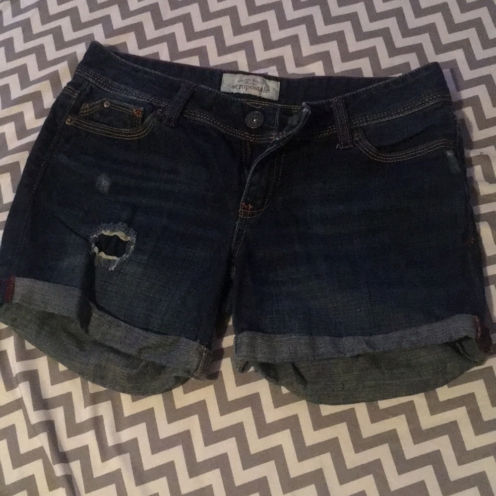 Bermuda denim shorts
